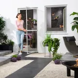 hecht International Insektenschutz-Tür Compact 100 x 210 cm Weiß