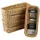 KESPER | Brot- und Obstkorb, 5er Pack, Material: Voll-Kunststoffgeflecht, Maße: 28 x 11,5 x 5,5cm, Farbe: Braun |1978015
