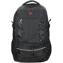 travel n meet Freizeitrucksack Schwarz