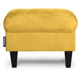 Konsimo Sitzhocker MILES Stoff 55 x 42 x 40 cm Gelb