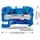 WAGO GmbH& Co. KG Durchgangsklemme 0,5-6/10qmm blau, 2L 2006-1204