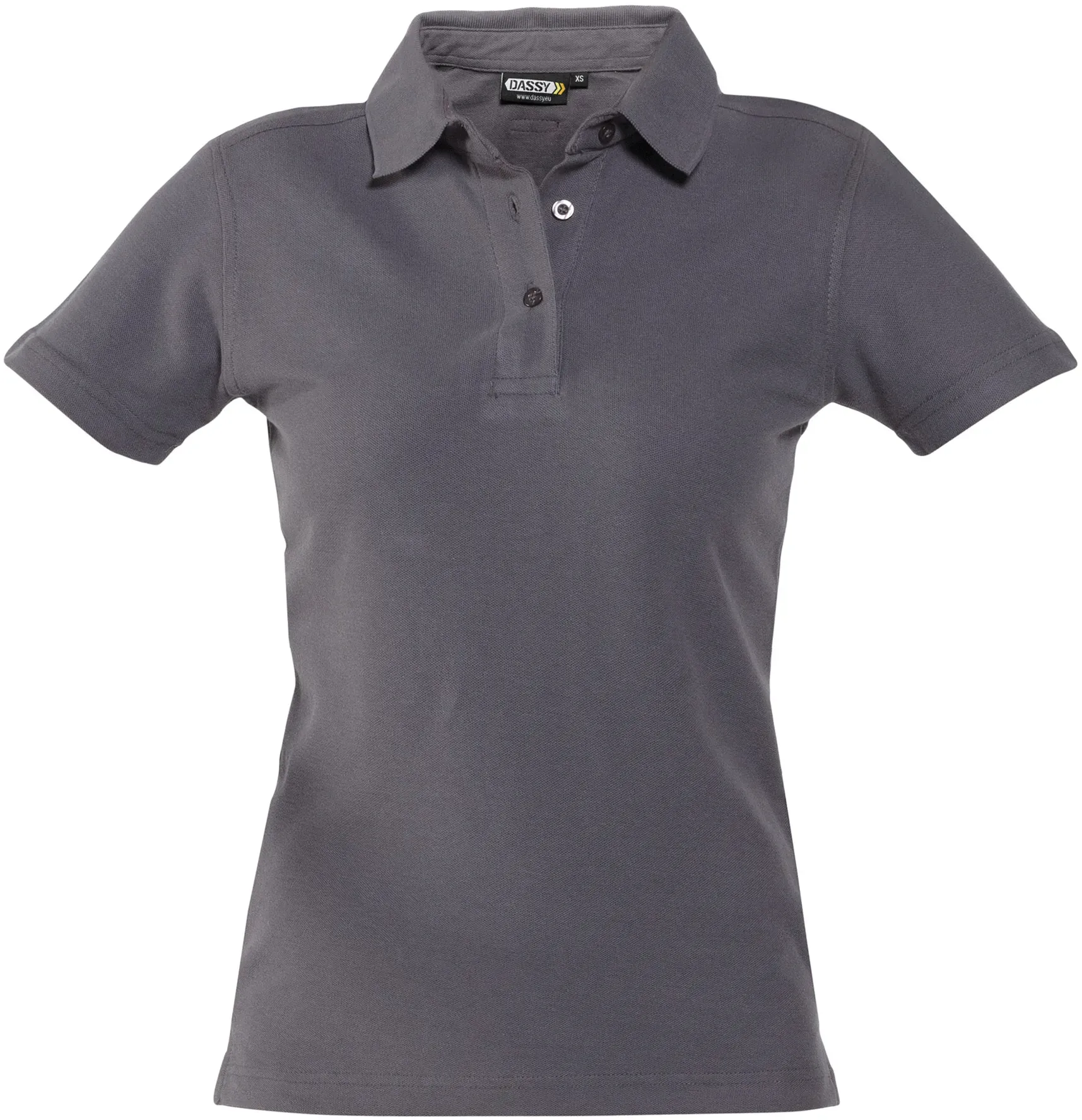 DASSY® Leon Women Poloshirt für Damen - zementgrau - S