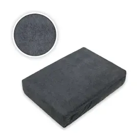 EXKLUSIV HEIMTEXTIL Spannbettlaken Frottee 140 x 200 cm Anthrazit