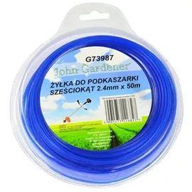 GEKO Trimmerschnur hex 2,4 mm x 50 m