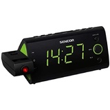 Sencor SRC 330 GN Radio Uhr Digital Schwarz, Grün