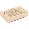 Stempel Holz "Es wichtelt", x 10 cm, Motivstempel Holz, Holzstempel, Weihnachtsstempel, Butterer Stempel, 29224000