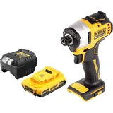 DeWalt DeWalt, DCF 809 D1 Akku Schlagschrauber 18 V 190 Nm 1/4" Brushless + 1x Akku 2,0 Ah + Ladegerät