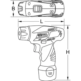 KS Tools Akku-Bit-Schrauber 515.3531
