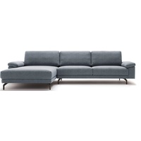 hülsta sofa Ecksofa hs.450 blau|grau 274 cm x 95 cm x 178 cm