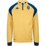 Kappa AS Monaco Sweatshirt 2023/24 Gelb/Blau Herren Gr. L