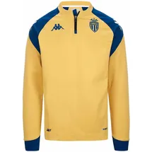 Kappa AS Monaco Sweatshirt 2023/24 Gelb/Blau Herren Gr. L