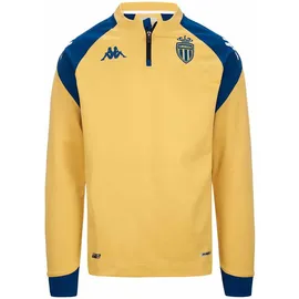 Kappa AS Monaco Sweatshirt 2023/24 Gelb/Blau Herren Gr. L