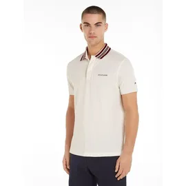 Tommy Hilfiger Poloshirt GIFTING POLO RWB COLLAR REG POLO Streifen an Kragen und Bündchen weiß XXXL