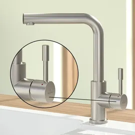 Villeroy & Boch 966880LC Armaturengriff Edelstahl gebürstet