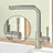 Villeroy & Boch 966880LC Armaturengriff Edelstahl gebürstet