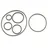 Pollin-Choice Vierkant-Antriebsriemen 1,2 mm Ø 26 mm 40 mm