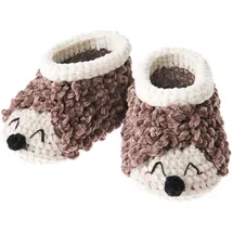 Rico Design Häkelset Baby Booties Igel 7-tlg
