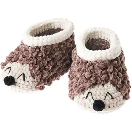 Rico Design Häkelset Baby Booties Igel 7-tlg