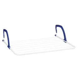 Relaxdays Heizkörper-Wäschetrockner weiß, blau 4052025239015 relaxdays