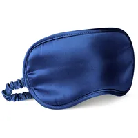 LULUSILK Luxus Schlafmaske Seide Augenmaske Schlafbrille für Reise aus 100% reine Maulbeerseide Atmungsaktiv, Marineblau