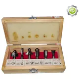 Fräser Satz . 6 teilig für GÜDE OF1200E Oberfräse Fräse Fräsmaschine