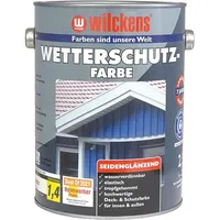 Wilckens Wetterschutzfarbe Reinweiß seidenglänzend 2,5 l