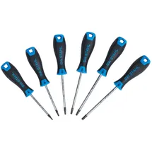 SWSTAHL T-Profil Schraubendreher Satz I T10-T15-T20-T25-T27-T30 mm I TX Schraubenzieher Set I Extra lang I Werkzeug Set 6-teilig