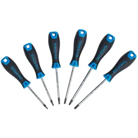 SWSTAHL T-Profil Schraubendreher Satz I T10-T15-T20-T25-T27-T30 mm I TX Schraubenzieher Set I Extra lang I Werkzeug Set 6-teilig