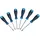 SWSTAHL T-Profil Schraubendreher Satz I T10-T15-T20-T25-T27-T30 mm I TX Schraubenzieher Set I Extra lang I Werkzeug Set 6-teilig