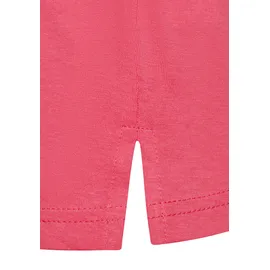 Beachtime T-Shirt mit modischem Schlitz am Saum Jersey rot 32/34
