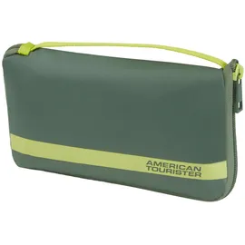 American Tourister - Kofferschutzhülle M, Faltbare Kofferhülle, Reisekoffer Schutz, 62 x 45 x 30 cm, Grün (Olive/Lime)
