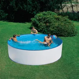 cfgroupdeutschlandgmbh Summer Fun Arizona Rundpool Set Ø 350 x 90 cm inkl. Filterpumpe und Leiter