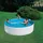 cfgroupdeutschlandgmbh Summer Fun Arizona Rundpool Set Ø 350 x 90 cm inkl. Filterpumpe und Leiter