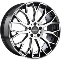 CARMANI 22 Franz 8,0 x 19 5 x 112 ET43 MB66,6 Schwarz Poliert