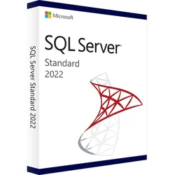 SQL Server 2022 Standard, ESD, Deutsch, 64 Bit, 1 PC