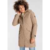 Polarino Funktionsparka, mit Kapuze, Gr. 50, beige, , 97566041-50