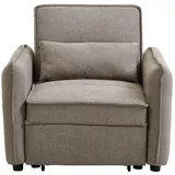 Vente-unique Schlafsessel Fenora Taupe 93 cm