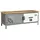 Woodkings Pinetown TV-Bank 110x42x40 cm Grau/Massivholz