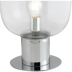 In-Tec Tischleuchte FELLINI, Chrom 1x E27 max. 25W, 18x30cm ohne Leuchtmittel
