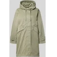 Marc O'Polo Regular Fit Parka aus reiner Baumwolle, Gruen, 40