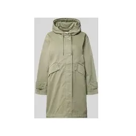 Marc O'Polo Regular Fit Parka aus reiner Baumwolle, Gruen, 40