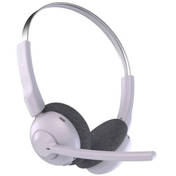 Jlab GO Work Pop Wireless Over-Ear-Kopfhörer (Kabellos, Bluetooth, USB-C, Noise Cancelling MEMS Mikrofon, Ladecase) lila