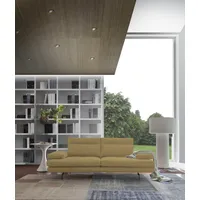 Calia Italia »Toby Wing, Designsofa, hochwertige Verarbeitungsdetails, bequem«, inkl. Sitztiefenverstellung und Armteilfunktion, Füße in Schwarz matt