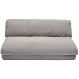 miliboo Schlafsessel aus Cord in Hellgrau 2-sitzer Spencer