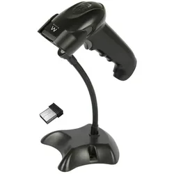 Ewent Ew3431 Tragbarer 1D/2D Led Barcode Scanner Schwarz