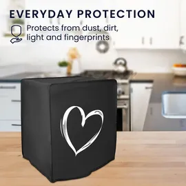 kwmobile Abdeckhaube für Heißluftfritteuse MAX 5,2L schwarz