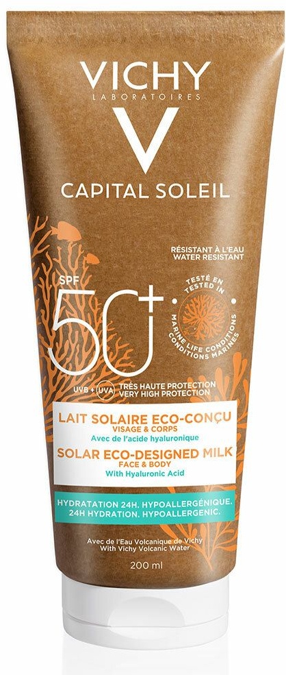 VICHY Capital Soleil Lait solaire éco-conçu SPF50+ 200 ml lait