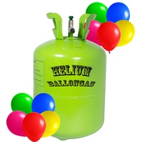 trendmile Premium Helium Ballongas XXL - 2x Heliumflasche à 50 Stück für 100 Ballons