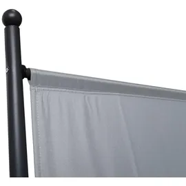 Quick Star Paravent 180 x 178 cm Stoff Raumteiler Stellwand Trennwand Balkon Sichtschutz