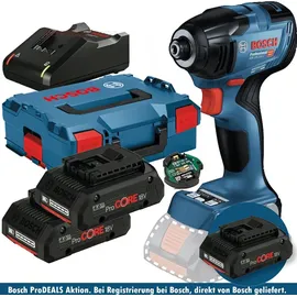 Bosch GDR 18V-210 C Professional inkl. 2 x 4 Ah + L-Boxx 06019J0102